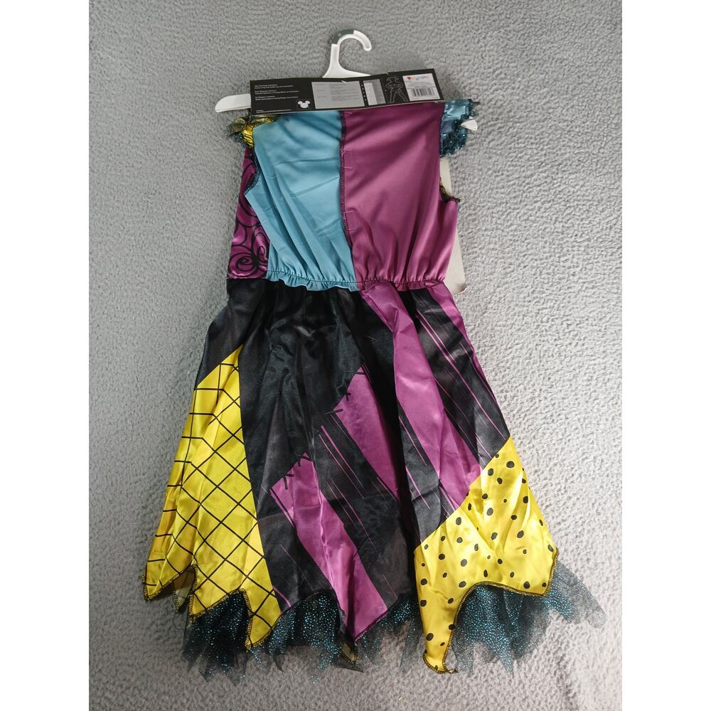 Disney SALLY Nightmare Before Christmas Dress Costume Medium (7-8) Halloween NWT - Picture 9 of 9